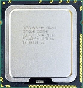 Intel Xeon E5640 4 core, 2.66 GHz