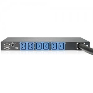 HPE Metered 3Ph 8.6kVA/L21-30P 24A/120-208V Outlets (18) C13 (3) C19 (3) 5- 20R/Vertical NA/JP PDU